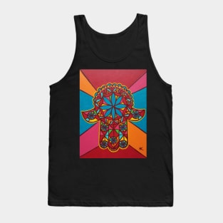 Flower Power Hamsa by Harriette Knight Tank Top